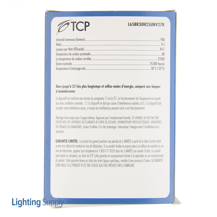 TCP LED 65W BR30 Universal 2700K Bulb (L65BR30N25UNV27K)