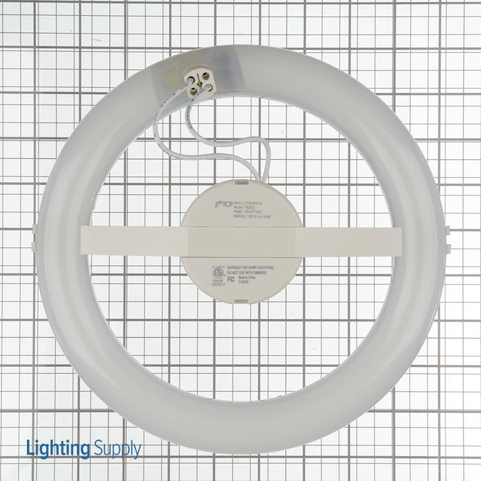 TCP LED Circline Lamp With Connector 13W T9 Non-Dimmable 50000 Hours 4100K 2000Lm Frost (L13T9N5041K)