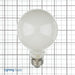 TCP LED Classic Filaments 4W G25 Dimmable 15000 Hours 40W Equivalent 2400K 350Lm E26 Base Frost 92 CRI (FG25D4024E26SFR92)