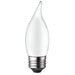 TCP LED Filament Lamp F11 25W Incandescent Replacement 5000K 3W Dimmable E26 Base Frosted (FF11D2550EW)