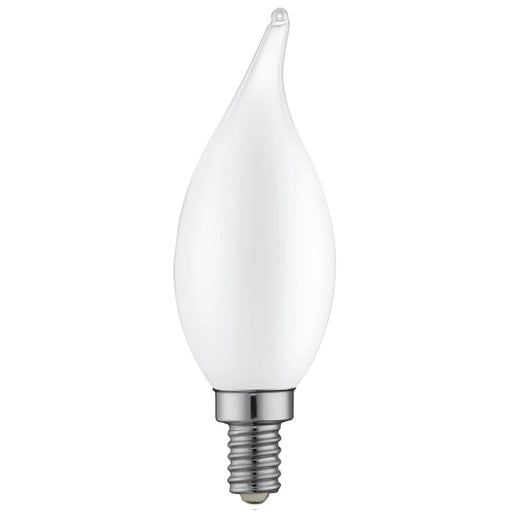 TCP LED Filament Lamp F11 40W Incandescent Replacement 5000K 4W Frosted E12 Base (FF11D4050EE12W)
