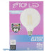 TCP LED Filaments High CRI Decorator Lamp G40 4.5W 450Lm 5000K E26 Base Dimmable Clear 95 CRI (FG40D4050E26SCL95)
