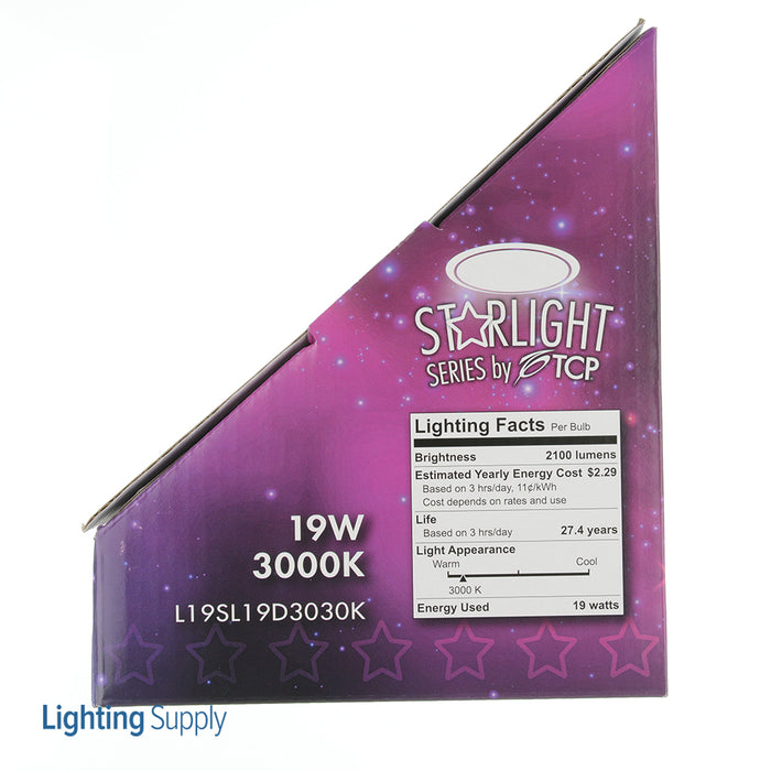 TCP LED Starlight Dimmable 19W 3000K (L19SL19D3030K)