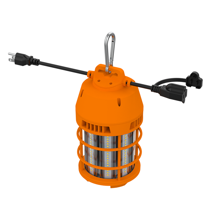 RAB 100W Temporary LED Work Light 12000Lm 5000K 120-277V US Cord And Plug Linkable Up to 600W Maximum (TEMP17-100)