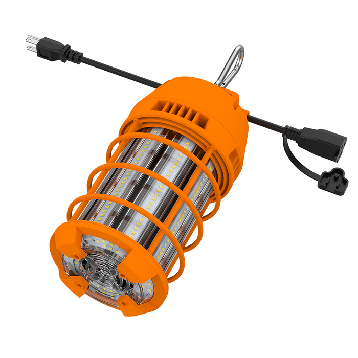 RAB 150W Temporary LED Work Light 18000Lm 5000K 120-277V US Cord And Plug Linkable Up to 600W Maximum (TEMP17-150)