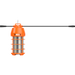 RAB TEMP34 Temporary LED Site Light 150W 18000Lm 5000K 80 CRI 6 Foot 18Awg/3 Cable (TEMP34-150)