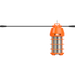 RAB TEMP34 Temporary LED Site Light 150W 18000Lm 5000K 80 CRI 6 Foot 18Awg/3 Cable (TEMP34-150)