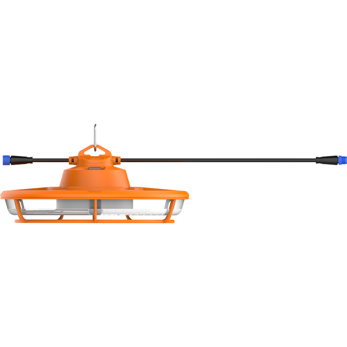 RAB LED Temporary UFO High Bay 120-277Vac 130W 15600Lm 5000K 80 CRI Orange (TEMPBAY-130)