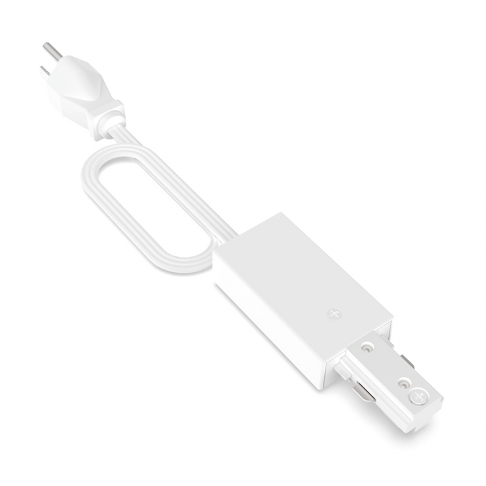 RAB 12 Foot Long Grounded Cord And Plug White (TK-CP)