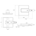 RAB Track Junction Box End Feed White (TK-JB)