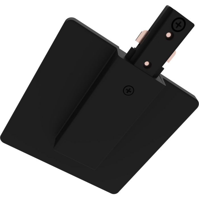 RAB Track Junction Box End Feed Black (TK-JB/B)