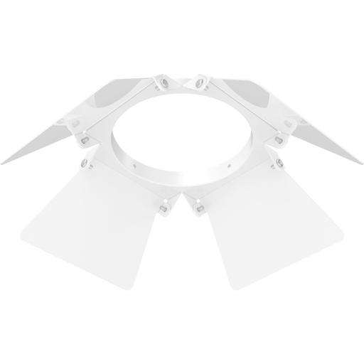 RAB Track22 Track Light Large White Barn Door (TK22L-BD)