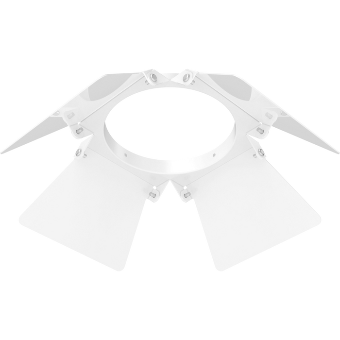 RAB Track22 Track Light Large White Barn Door (TK22L-BD)