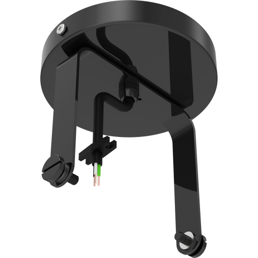 RAB Track22 Track Light Large Black Monopoint Ceiling Mount Kit (TK22LB-CM-KIT)