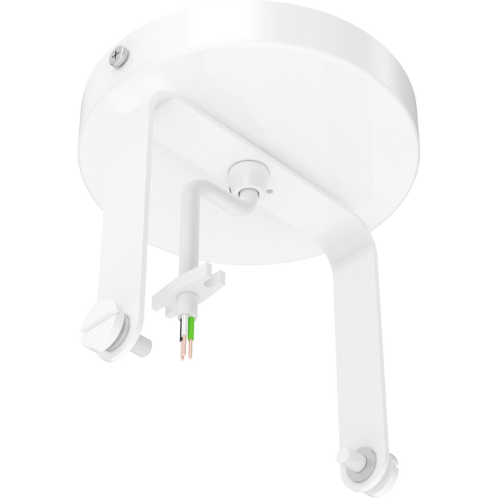 RAB Track22 Track Light Large White Monopoint Ceiling Mount Kit (TK22L-CM-KIT)