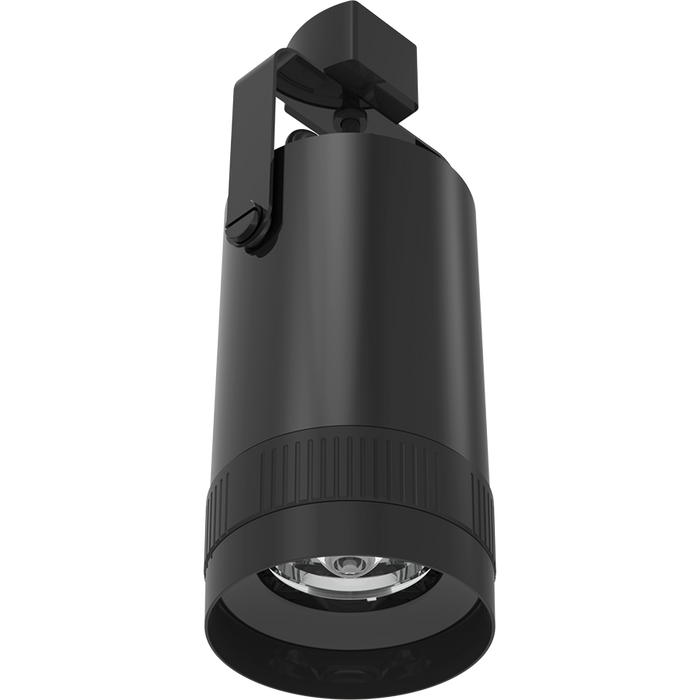 RAB Track22 Track Light Large Wattage/CCT Selectable 30W/25W/20W 2700K/3000K/3500K/4000K/5000K Adjustable Optics 120V Triac Dimming Black (TK22LB)