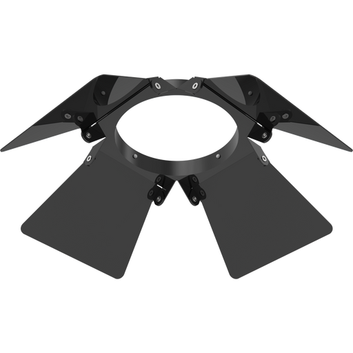 RAB Track22 Track Light Medium Black Barn Door (TK22MB-BD)