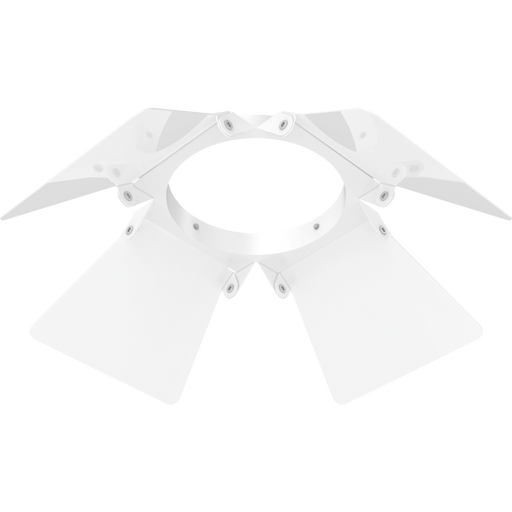 RAB Track22 Track Light Medium White Barn Door (TK22M-BD)