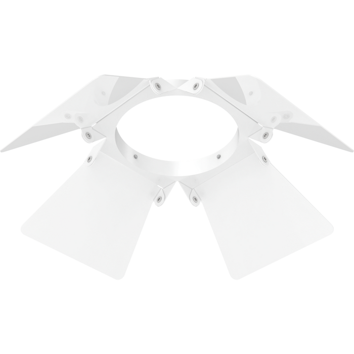 RAB Track22 Track Light Medium White Barn Door (TK22M-BD)