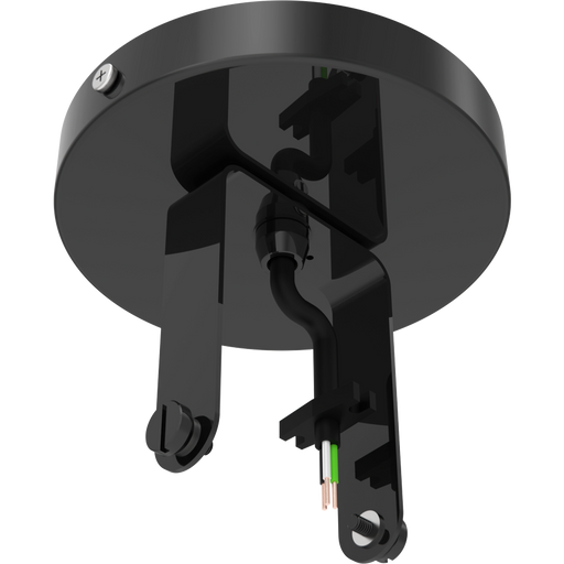 RAB Track22 Track Light Medium Black Monopoint Ceiling Mount Kit (TK22MB-CM-KIT)