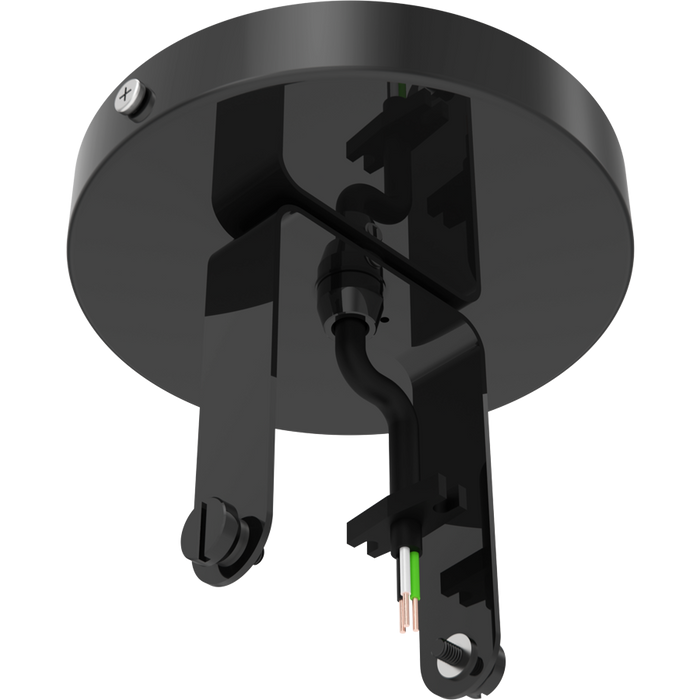 RAB Track22 Track Light Medium Black Monopoint Ceiling Mount Kit (TK22MB-CM-KIT)