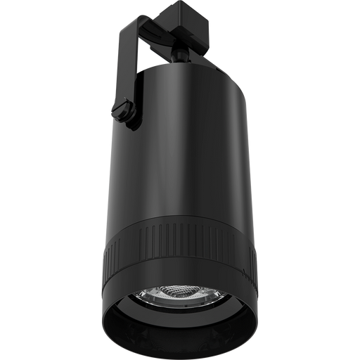 RAB Track22 Track Light Medium Wattage/CCT Selectable 20W/15W/10W 2700K/3000K/3500K/4000K/5000K Adjustable Optics 120V Triac Dimming Black (TK22MB)