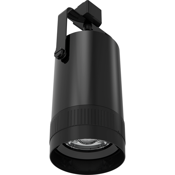 RAB Track22 Track Light Medium Wattage/CCT Selectable 20W/15W/10W 2700K/3000K/3500K/4000K/5000K Adjustable Optics 120V Triac Dimming Black (TK22MB)