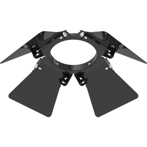 RAB Track22 Track Light Small Black Barn Door (TK22SB-BD)