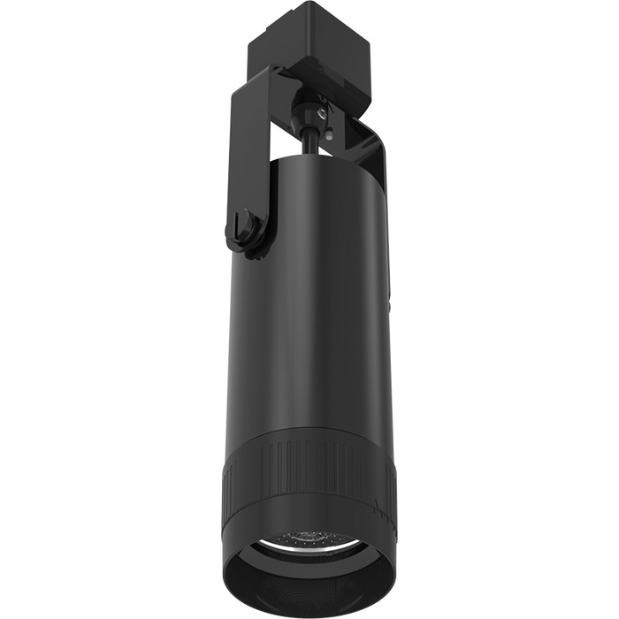 RAB Track22 Track Light Small Wattage/CCT Selectable 8W/6W/4W 2700K/3000K/3500K/4000K/5000K Adjustable Optics 120V Triac Dimming Black (TK22SB)