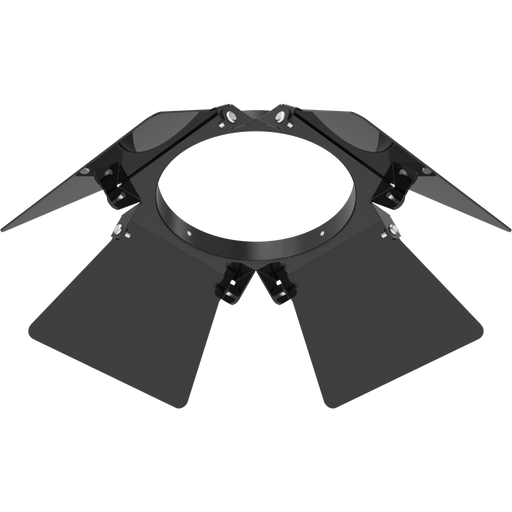 RAB Track22 Track Light Large Black Barn Door (TK22LB-BD)