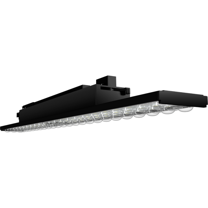 RAB TKBEAM Linear Track Light Wattage/CCT Selectable 30W/22W/15W 2700K/3000K/3500K/4000K/5000K 2 Foot H-Track Mount Black 120V (TKBEAM2B)