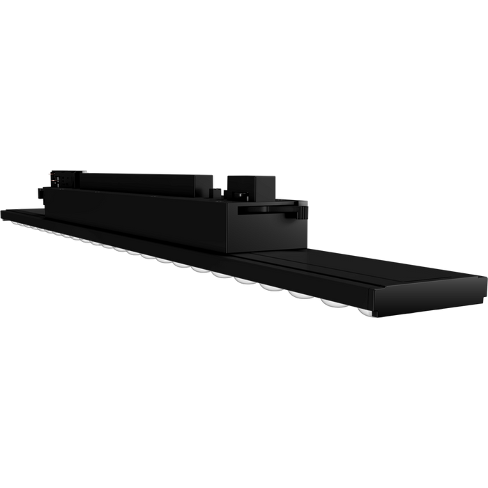 RAB TKBEAM Linear Track Light Wattage/CCT Selectable 30W/22W/15W 2700K/3000K/3500K/4000K/5000K 2 Foot H-Track Mount Black 120V (TKBEAM2B)