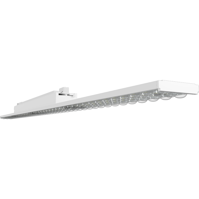 RAB TKBEAM Linear Track Light Wattage/CCT Selectable 60W/50W/40W 2700K/3000K/3500K/4000K/5000K 4 Foot H-Track Mount White 120V (TKBEAM4)