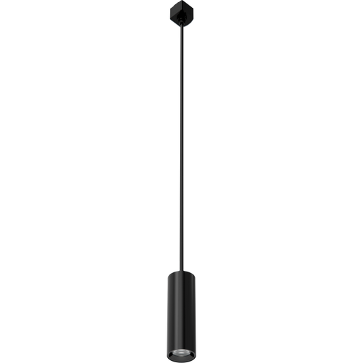 RAB Track Pendant Light Medium 8W CCT Selectable 3000K/4000K/5000K H-Track Mount 36 Degree Beam Angle 120V Triac Dimming Black (TKPMB)