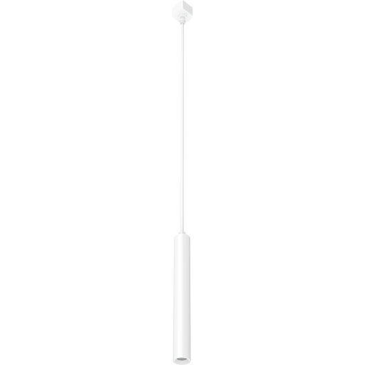 RAB Track Pendant Light Small 8W 3000K H-Track Mount 36 Degree Beam Angle 120V Triac Dimming White (TKPSY)