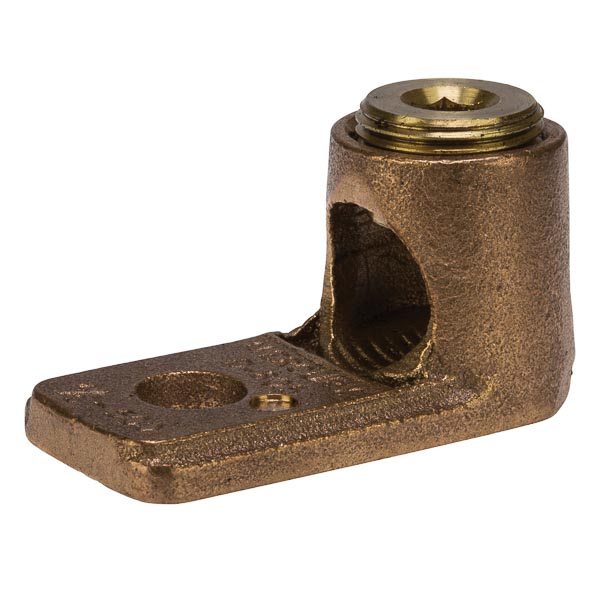 NSI 500 MCM-4/0 AWG Copper Terminal Lug With 1-1/2 Inch Mounting Hole (TL500)