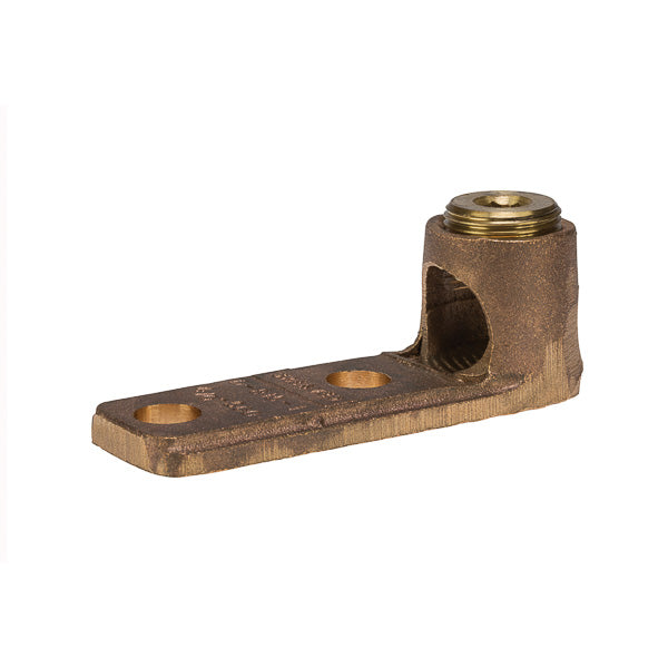 NSI 500-300 MCM 1 Wire Cast Bronze Terminal Lug With 2-1/2 Inch Mounting Holes (TL500-L2)