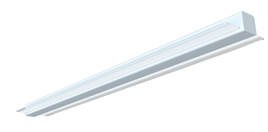 RAB LED Wrap TOMO 4 Foot Power/CCT Selectable 24W/36W/48W 3000K/3500K/4000K/5000K 120-277V 0-10V Dimming Lightcloud Blue-Enabled White (TOMO-4/LCB)