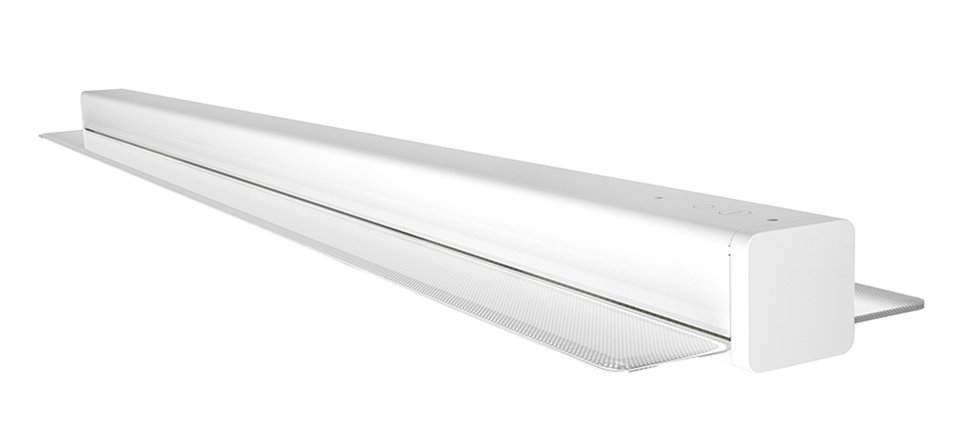 RAB LED Wrap TOMO 4 Foot Power/CCT Selectable 24W/36W/48W 3000K/3500K/4000K/5000K 120-277V 0-10V Dimming Lightcloud Controller White (TOMO-4/LC)