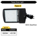 Topaz ARL-300PCS-T4 Area Light Power/CCT Selectable 200W/250W/300W 3000K/4000K/5000K Type 4 120-277V 0-10V Dimming Bronze (T73980)