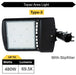 Topaz ARL-480PCS-T3 Area Light Power/CCT Selectable 350W/400W/480W 3000K/4000K/5000K Type 3 120-277V 0-10V Dimming Bronze (T73984)