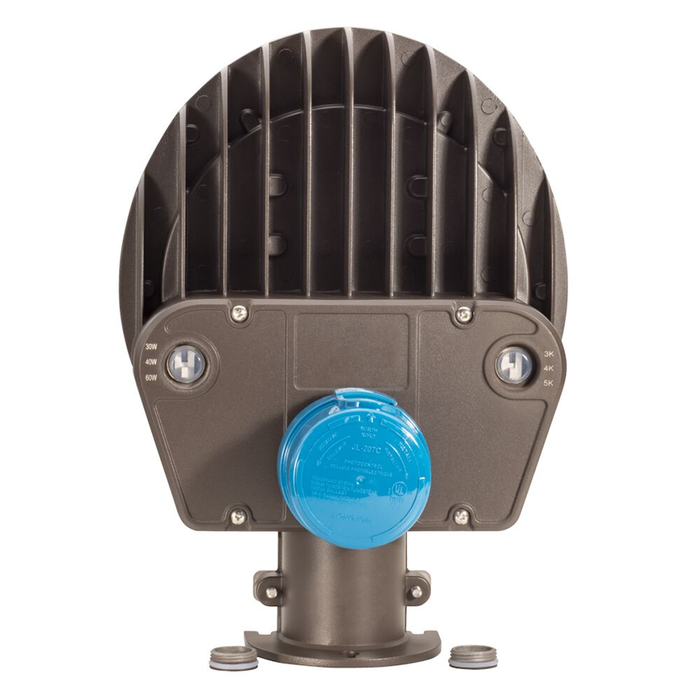 Topaz ARL-BL-60WPCTS-BZ Barn Light Power/CCT Selectable 30W/40W/60W 3000K/4000K/5000K 120-277V 0-10V Dimming Photocell Pole Or Surface Mount Bronze (T73575)
