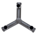 Topaz BH3/120D/BZ-96 Pole Mount 3-Fixture At 120 Degree Spacing Y-Shape Bullhorn Bronze (T70710)