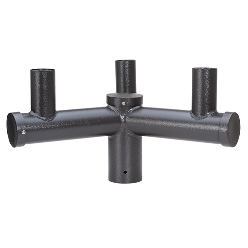 Topaz BH3/120D/BZ-96 Pole Mount 3-Fixture At 120 Degree Spacing Y-Shape Bullhorn Bronze (T70710)