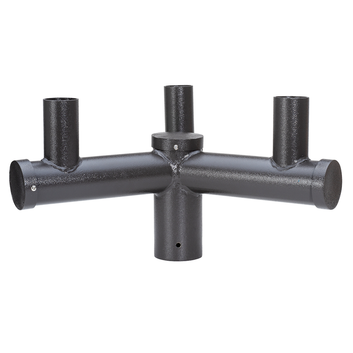 Topaz BH3/120D/BZ-96 Pole Mount 3-Fixture At 120 Degree Spacing Y-Shape Bullhorn Bronze (T70710)