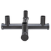 Topaz BH4/90D/BZ-96 Pole Mount 4-Fixture At 90 Degree Spacing Cross-Shape Bullhorn Bronze (T70735)