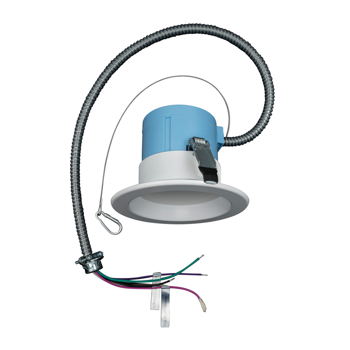 Topaz CDL4S-13WPCS-U Commercial LED Canless Downlight 4 Inch Power/CCT Selectable 6W/9W/13W 2700K/3000K/3500K/4000K/5000K 120-277V Dimmable Integrated Driver (T75865)