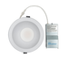 Topaz CDL6S-RM-24WPCS-U Commercial LED Canless Downlight 6 Inch Power/CCT Selectable 12W/16W/24W 2700K/3000K/3500K/4000K/5000K 120-277V Dimmable Remote Driver (T75870)