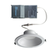 Topaz CDL6S-RM-24WPCS-U Commercial LED Canless Downlight 6 Inch Power/CCT Selectable 12W/16W/24W 2700K/3000K/3500K/4000K/5000K 120-277V Dimmable Remote Driver (T75870)