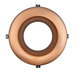 Topaz CDL8-TRIM-BZ-S 8 Inch Bronze Smooth Trim For CDL Integrated Driver Downlight (T76932)